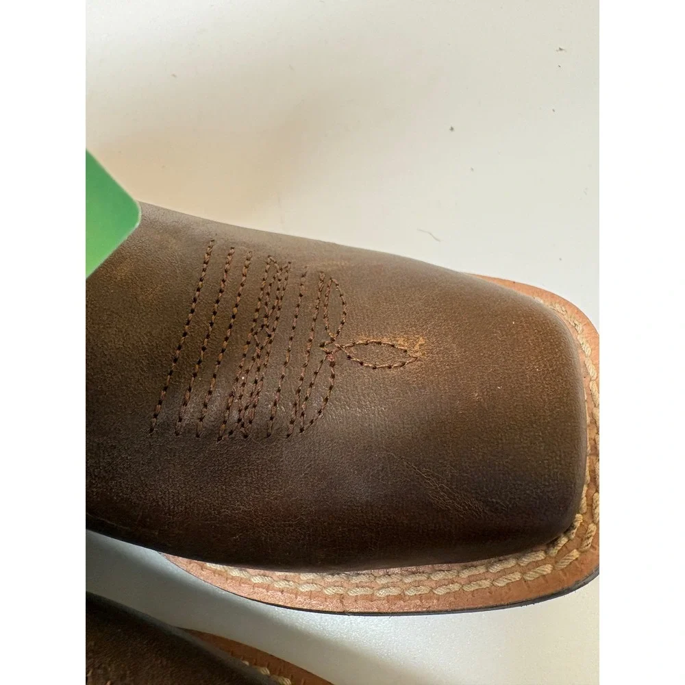 Ariat Kids Tycoon Brazen Brown Arizona Sky Square Toe Cowboy Boots 10021591 10M
